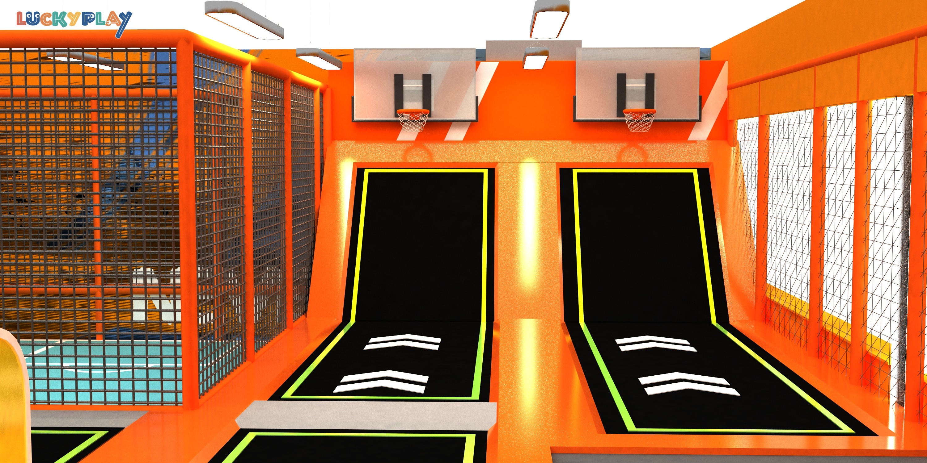 Super Trampoline Park Design