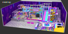 Colorful custom indoor playground design