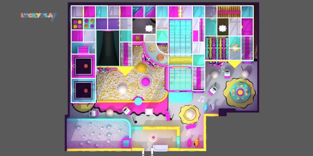 Funny style indoor playground design