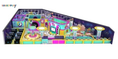 Weird sound wave style indoor playground