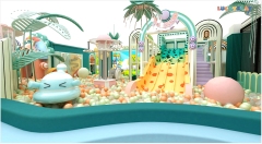 Jungle style indoor playground 