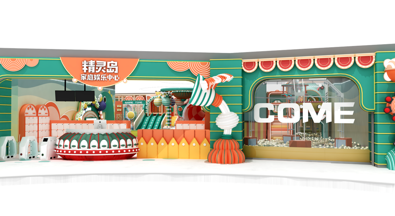 Forest style indoor playground design