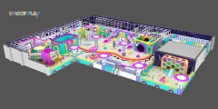 Weird Sound Wave Theme Indoor Playground
