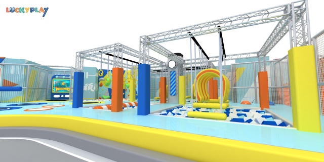 Minimalist style indoor playground design