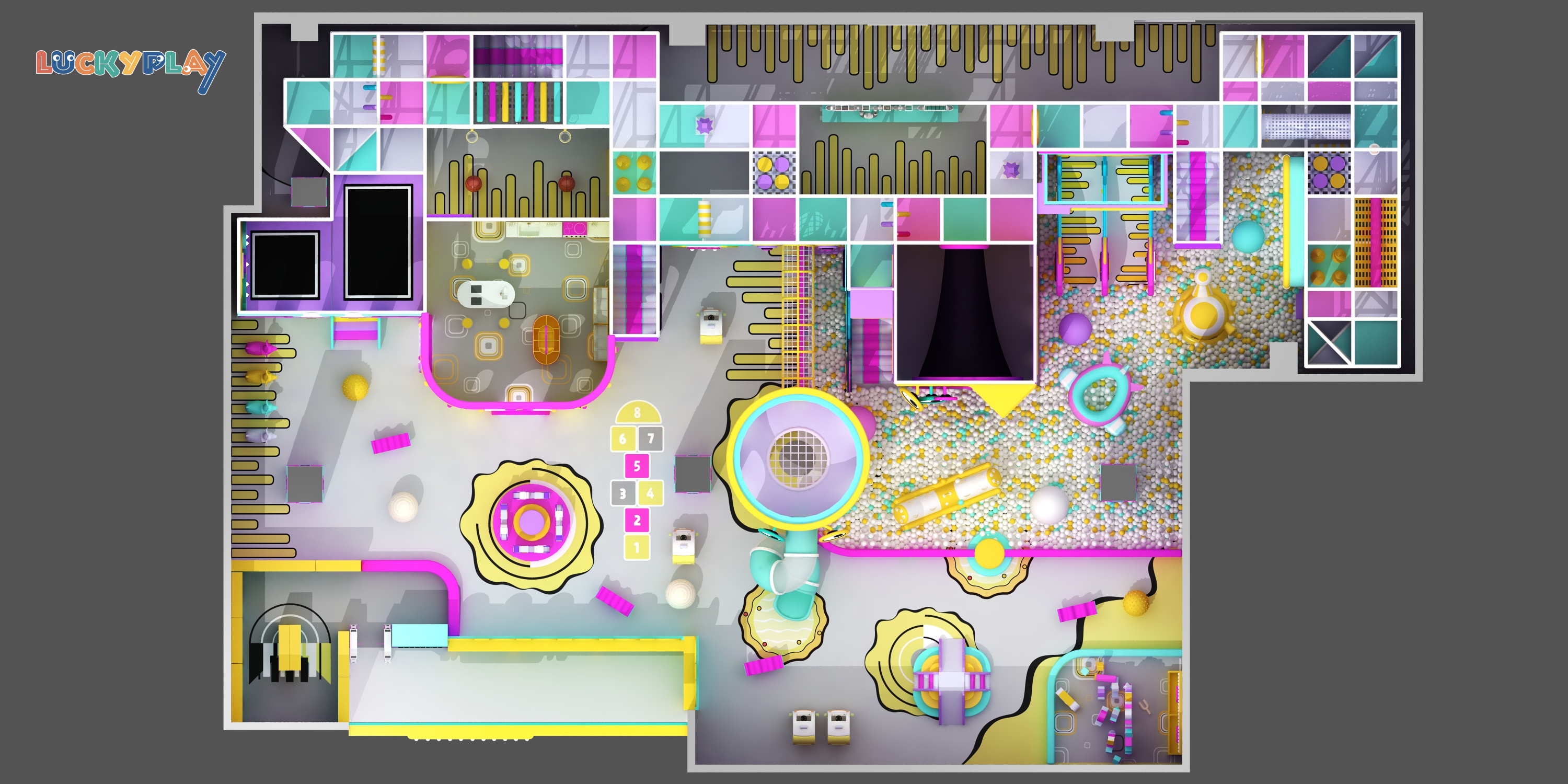 whimsical theme playground