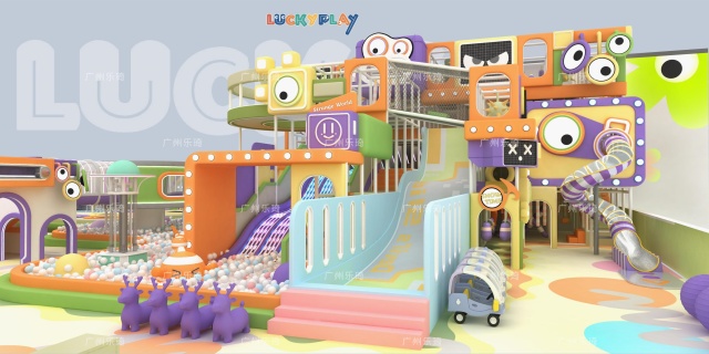 Grotesque Music Theme Indoor Playground