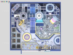 Space theme indoor playground design