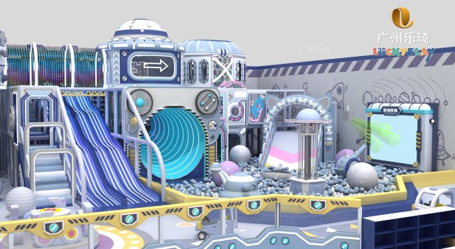 Space theme indoor playground design
