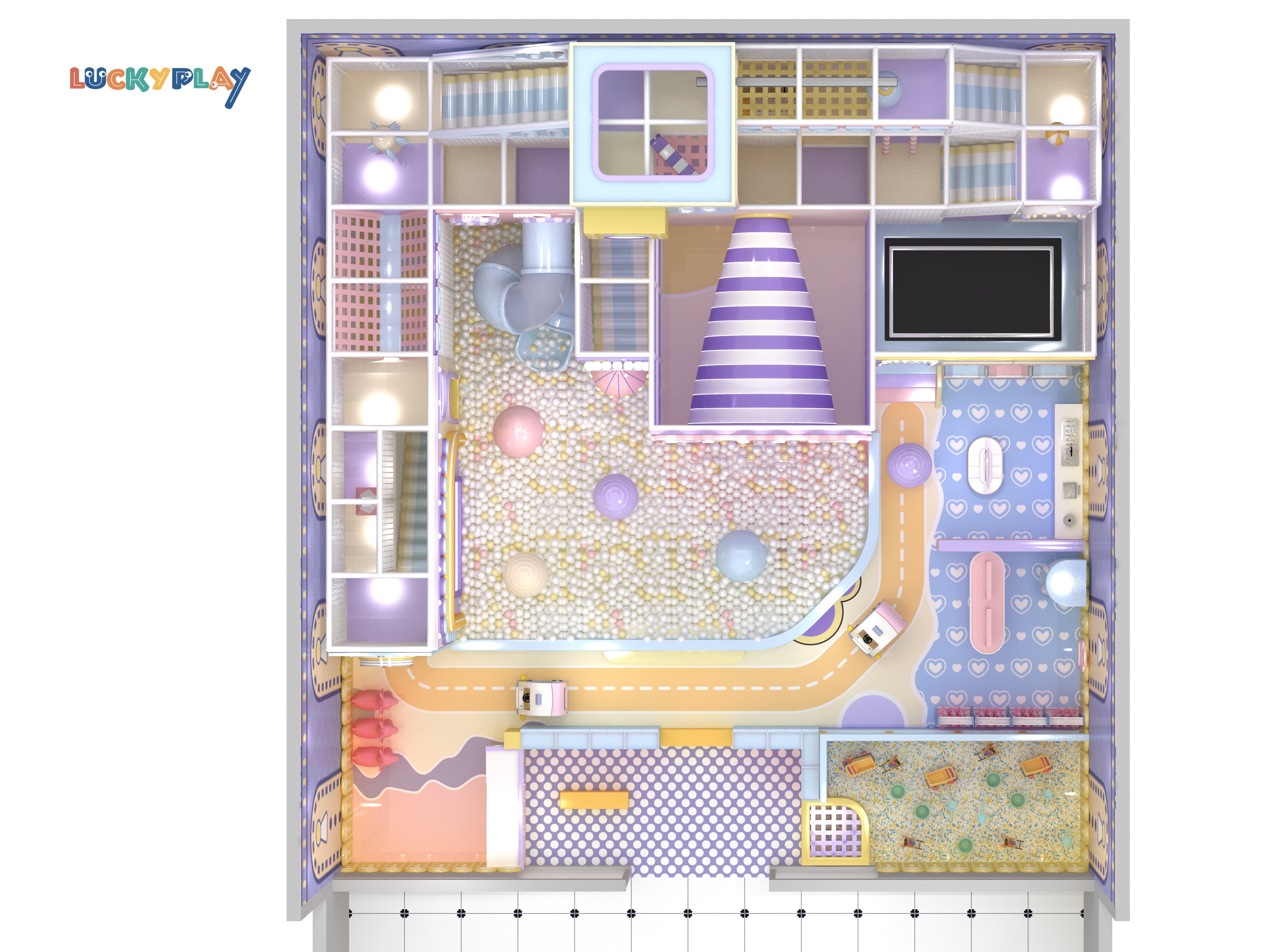Candy Theme Indoor Playground