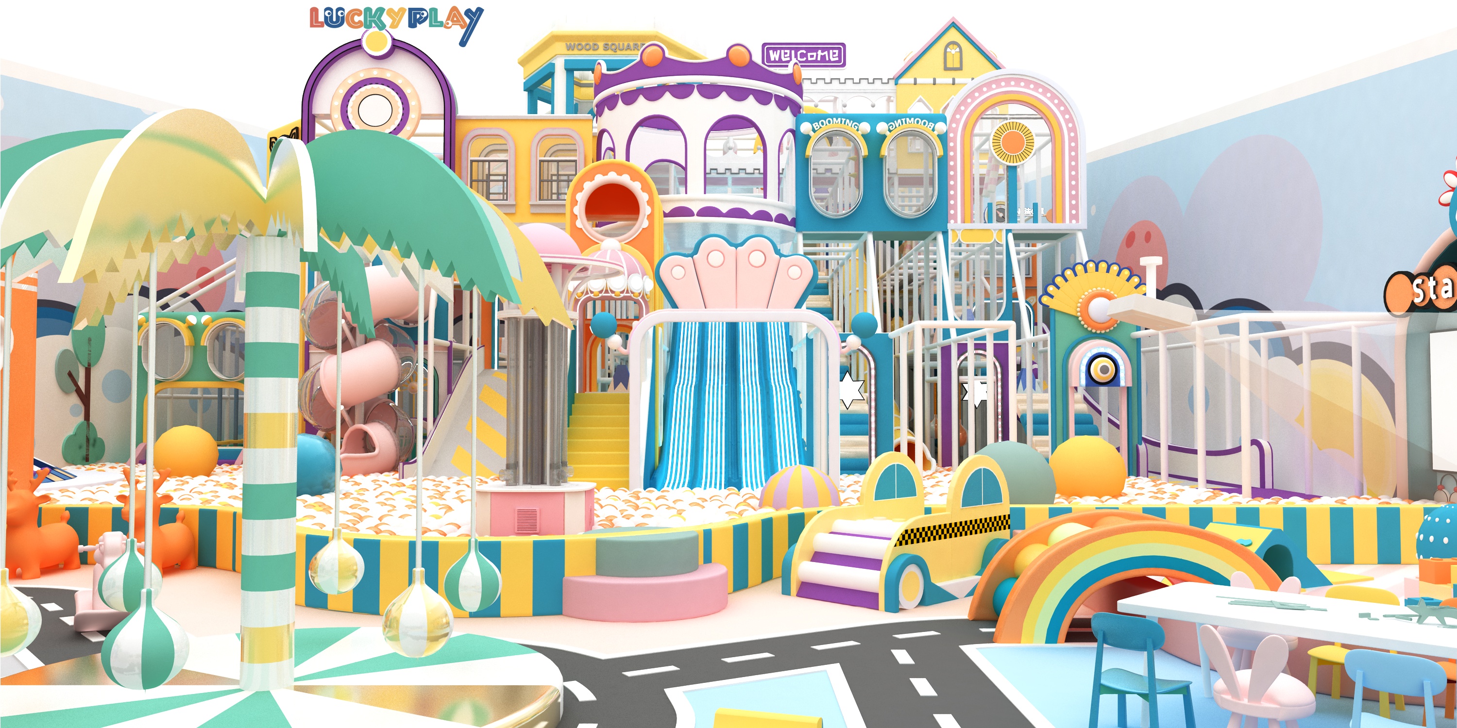 High Quality indoor playground design