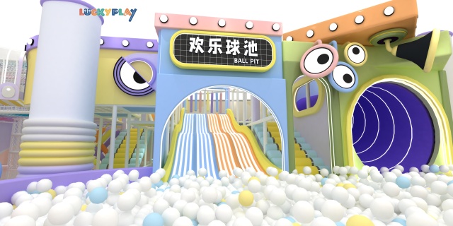 Grotesque Music Theme Indoor Playground