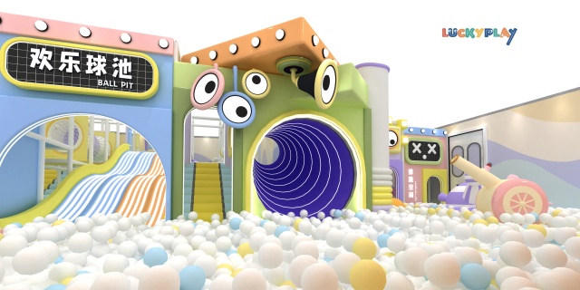 Grotesque Music Theme Indoor Playground