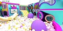 Grotesque Music Theme Indoor Playground