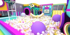 Grotesque Music Theme Indoor Playground