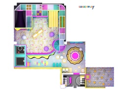Grotesque Music Theme Indoor Playground