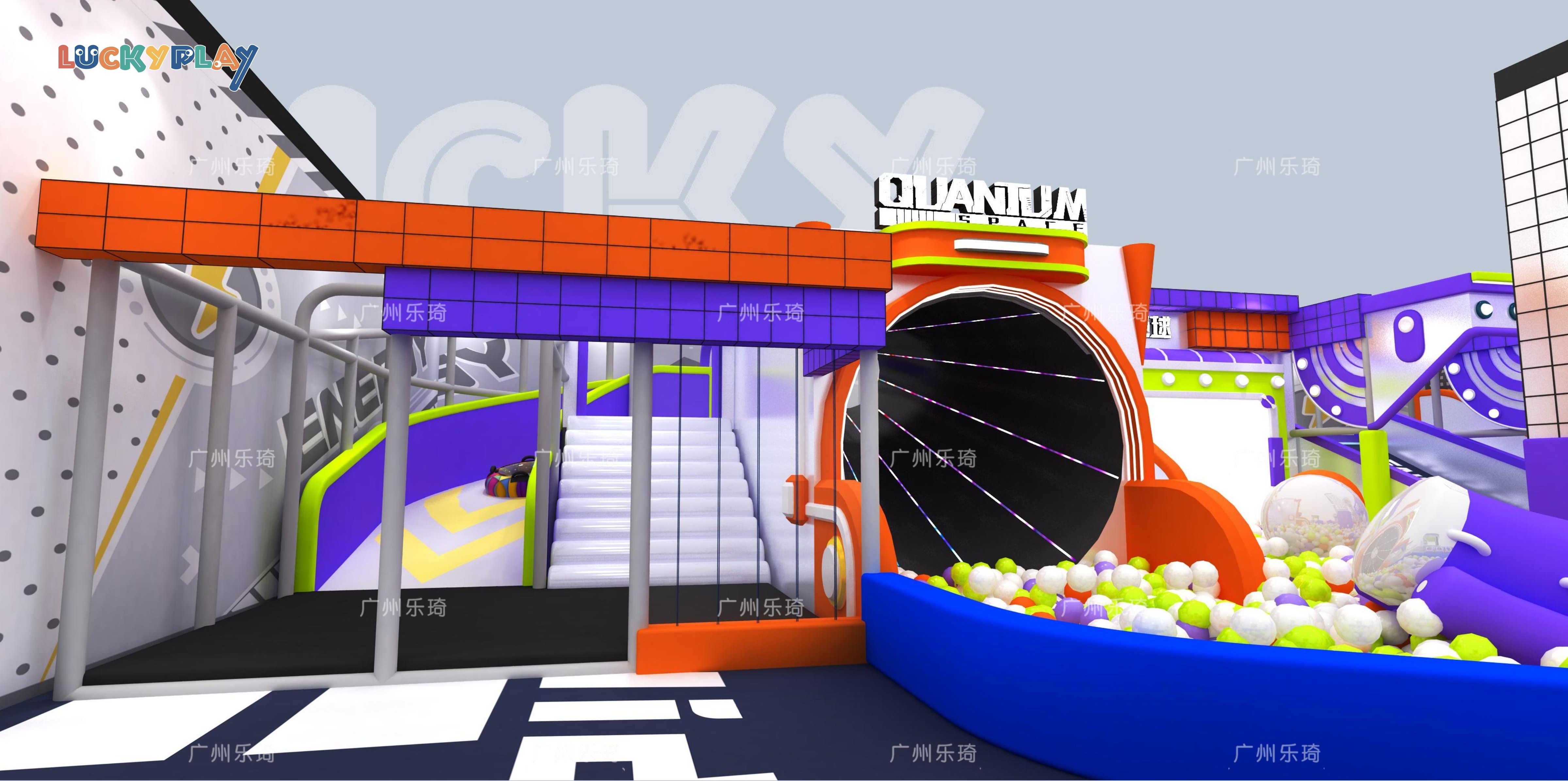 quantum themed indoor playground