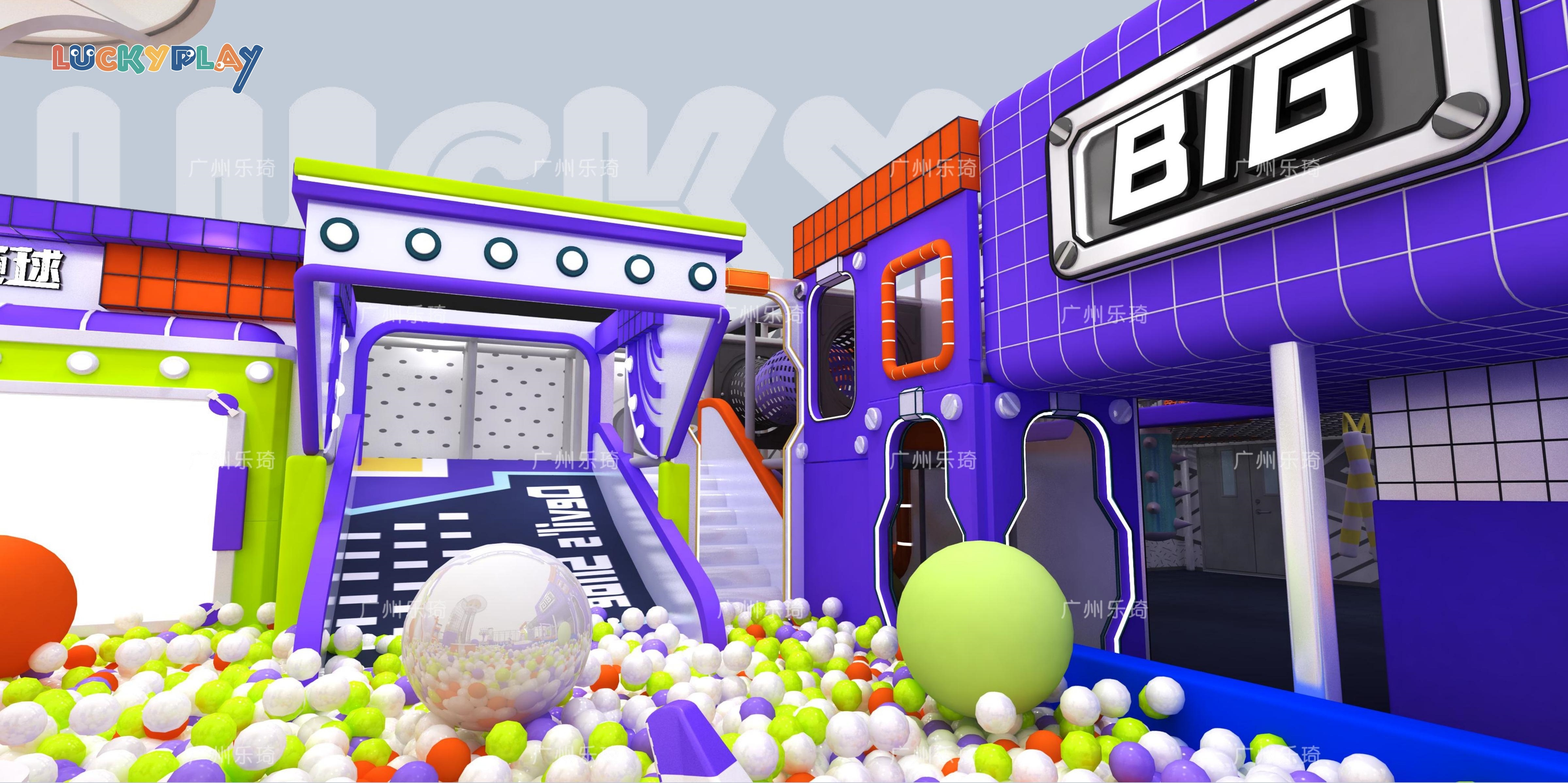 quantum themed indoor playground