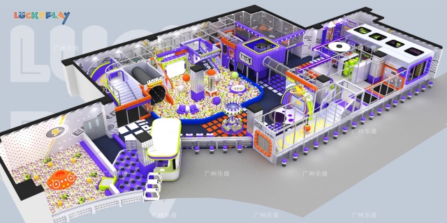 quantum themed indoor playground