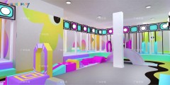 Farm Theme Role Play Indoor Playground with Mini Barn Market Stations and Interactive Soft Play