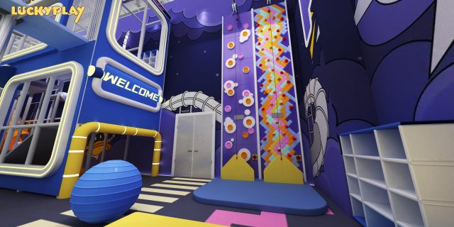 Adventure Indoor Playground with Double Spiral Slide Zipline Challenge and High Level Obstacle Zones