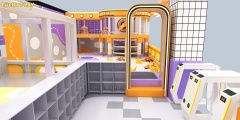 Quantum Cute Eye Soft Play Indoor Playground for Commercial Kids Play Spaces