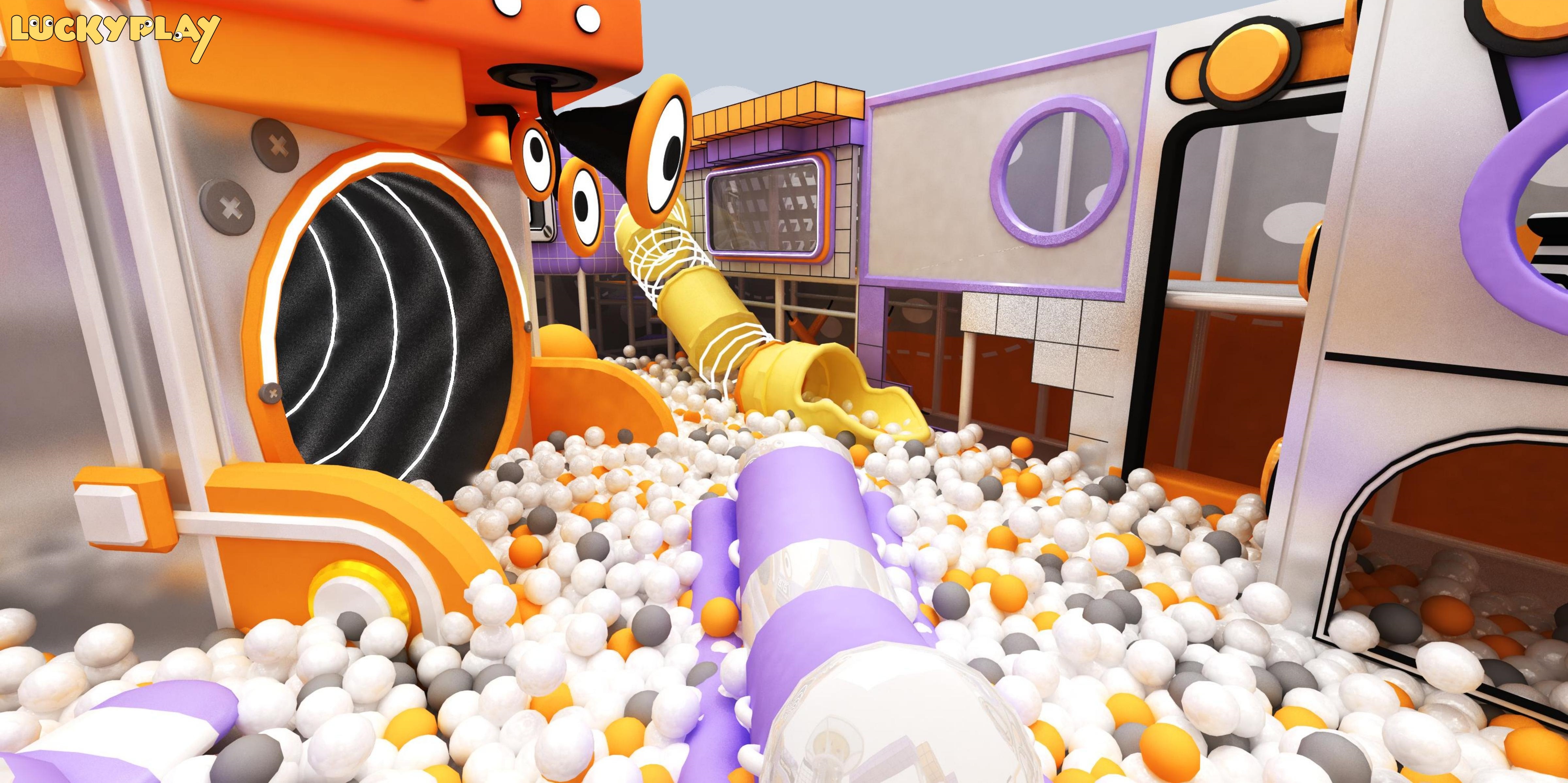 Quantum Cute Eye Soft Play Indoor Playground for Commercial Kids Play Spaces