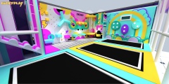 Grotesque Soundwave Soft Play Indoor Playground for Commercial Kids Play Centers