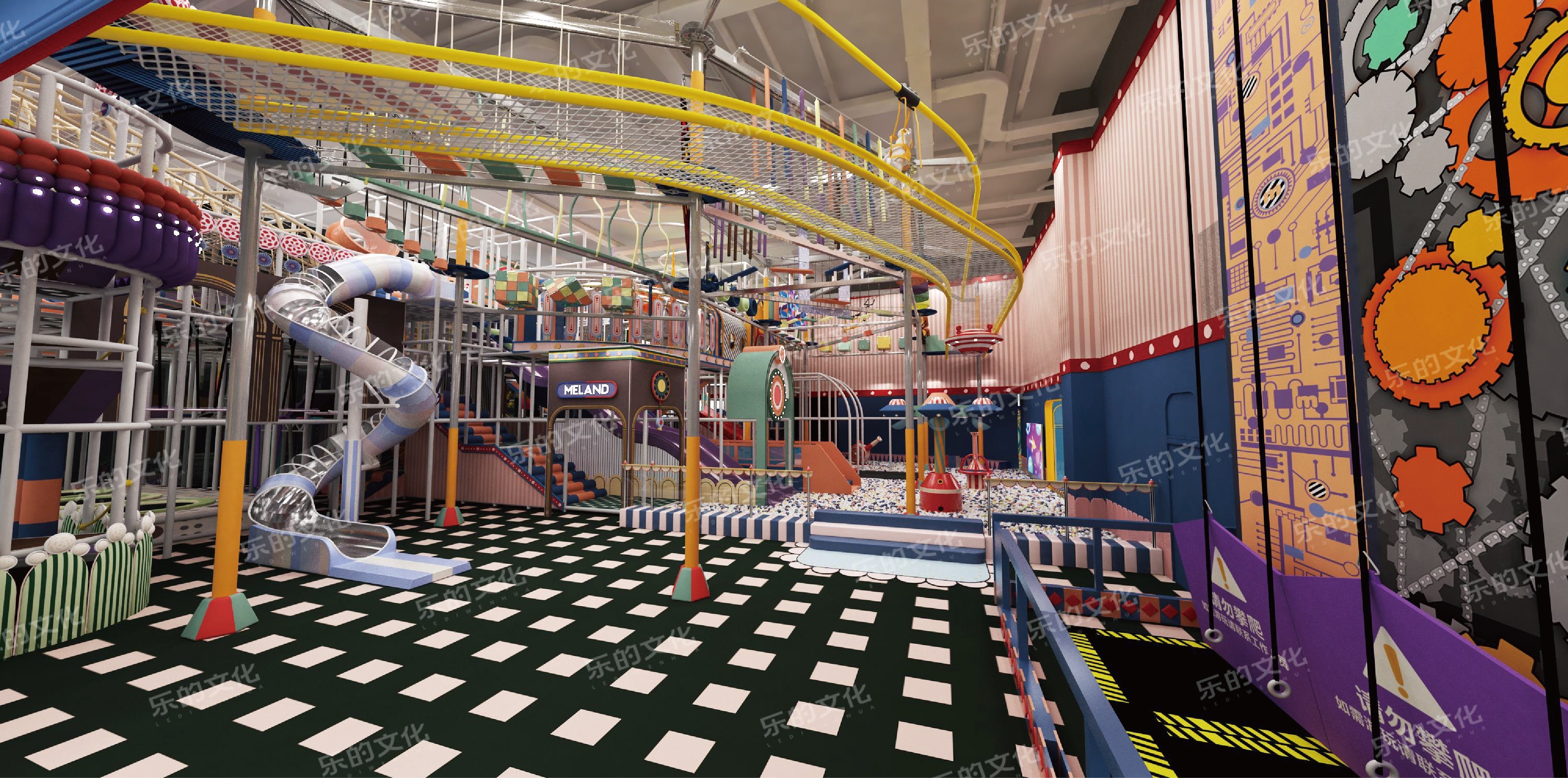 Commercial Adventure Playground Equipment For Indoor Play Centers