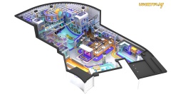 Urban Sports Style Adventure Indoor Playground with High Rope Course and Climbing Challenges