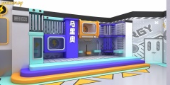 Urban Sports Style Adventure Indoor Playground with High Rope Course and Climbing Challenges