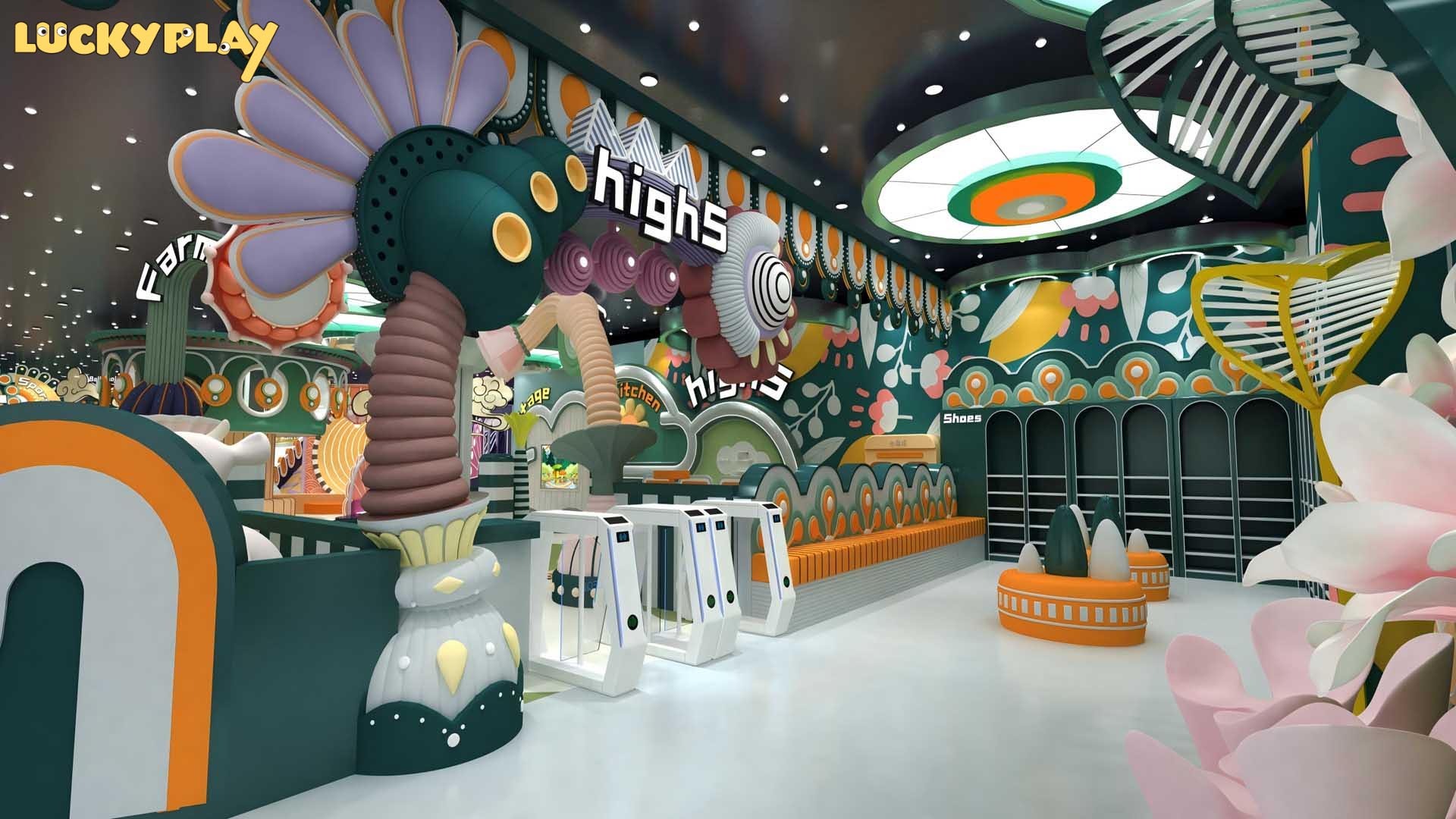 Nature-Inspired STEAM Indoor Playground for Family Entertainment Centers