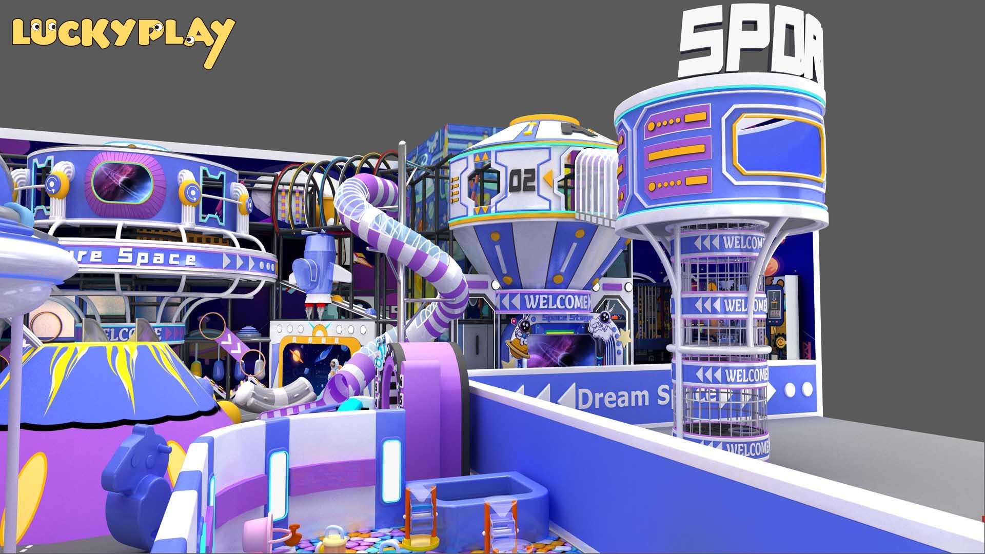 Futuristic Space-Themed Indoor Adventure Park