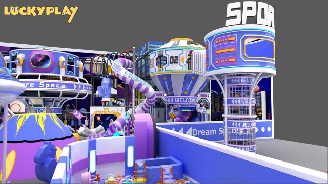 Futuristic Space-Themed Indoor Adventure Park