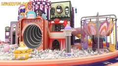 720㎡ Indoor Playground in Vietnam | Custom Family Entertainment Center for Real Estate Developer by Luckyplay