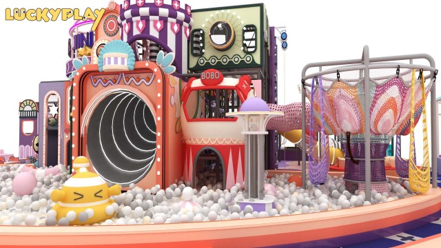 720㎡ Indoor Playground in Vietnam | Custom Family Entertainment Center for Real Estate Developer by Luckyplay