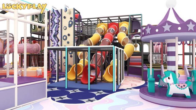 720㎡ Indoor Playground in Vietnam | Custom Family Entertainment Center for Real Estate Developer by Luckyplay