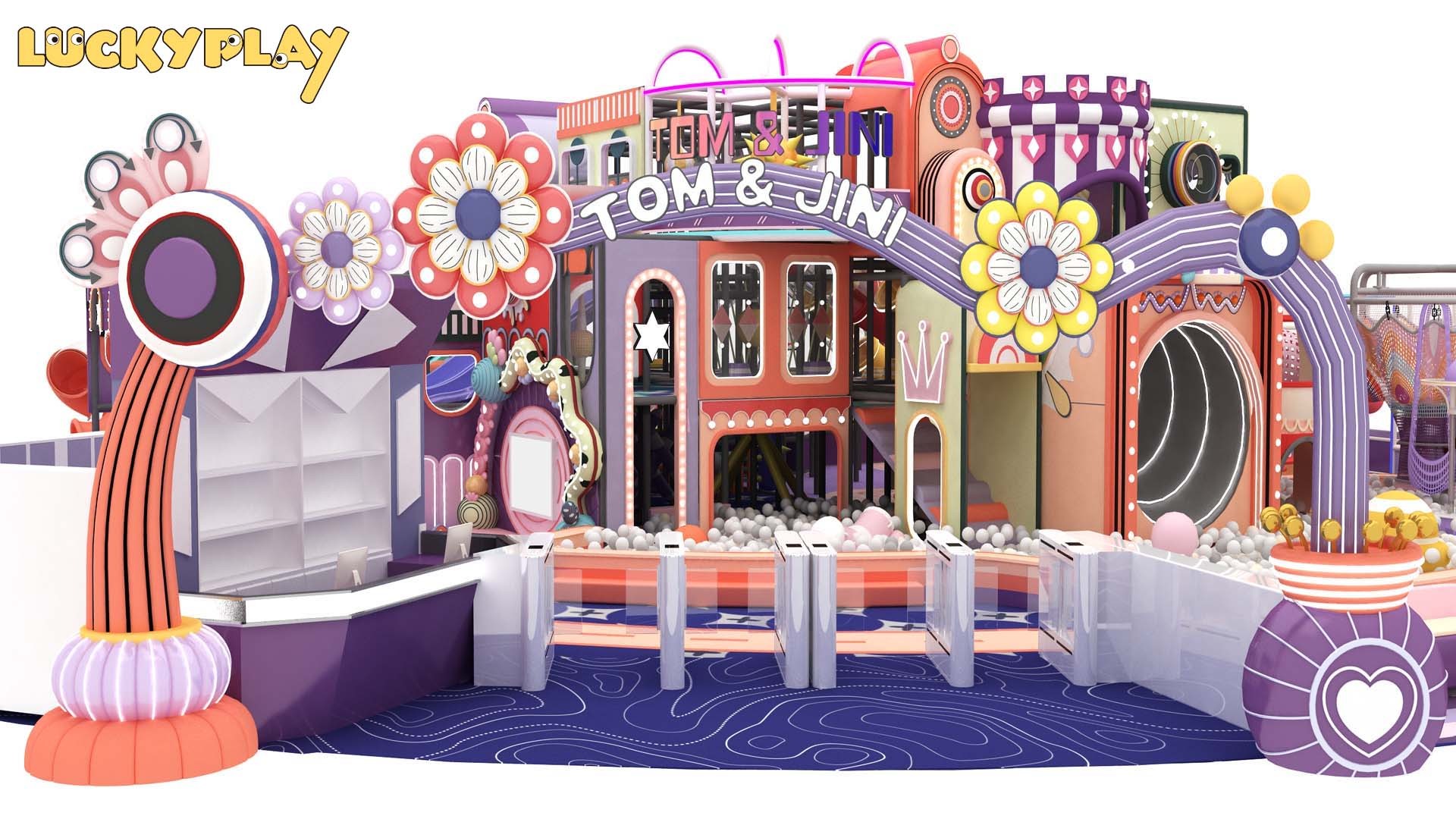 720㎡ Indoor Playground in Vietnam | Custom Family Entertainment Center for Real Estate Developer by Luckyplay