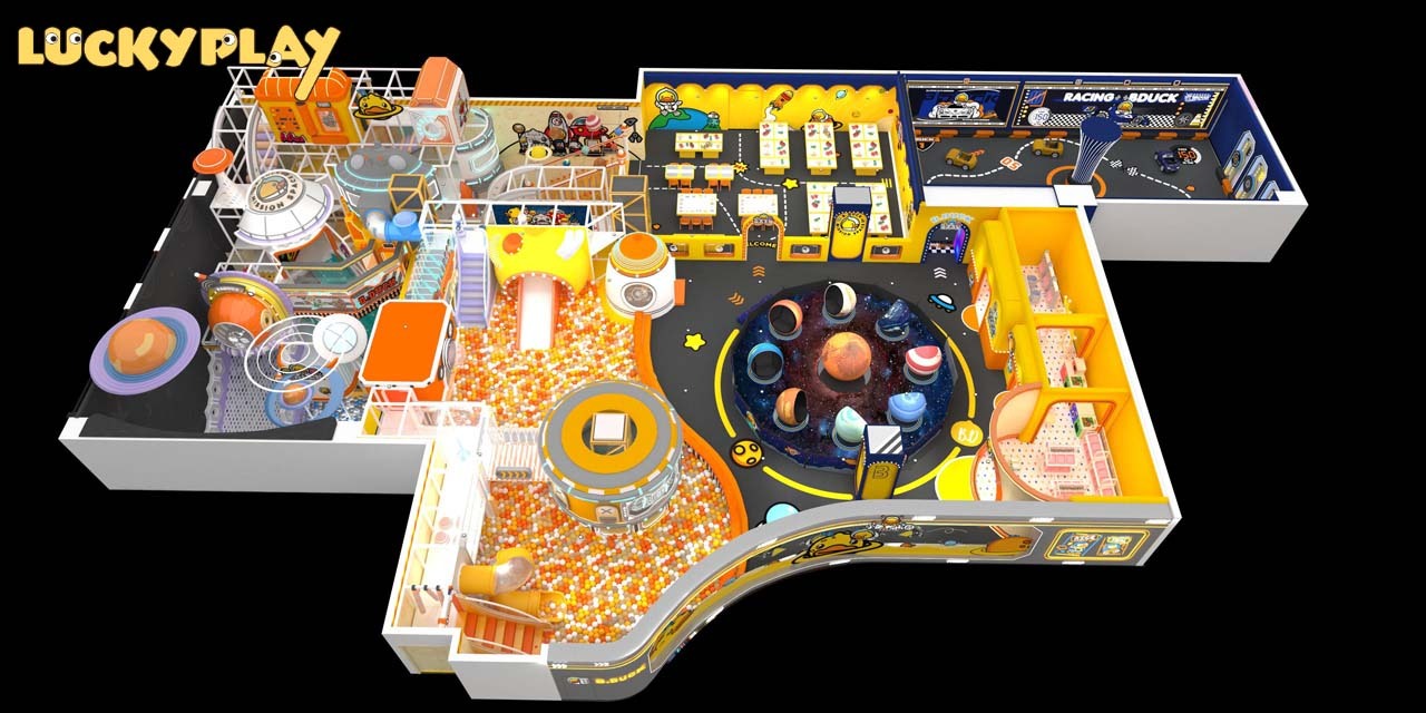 B.Duck Metaverse Theme Indoor Playground in Guangzhou: Immersive Family Entertainment Center Solution