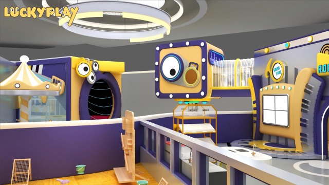 Indoor Playground Shopping Mall 680㎡ High ROI Layout