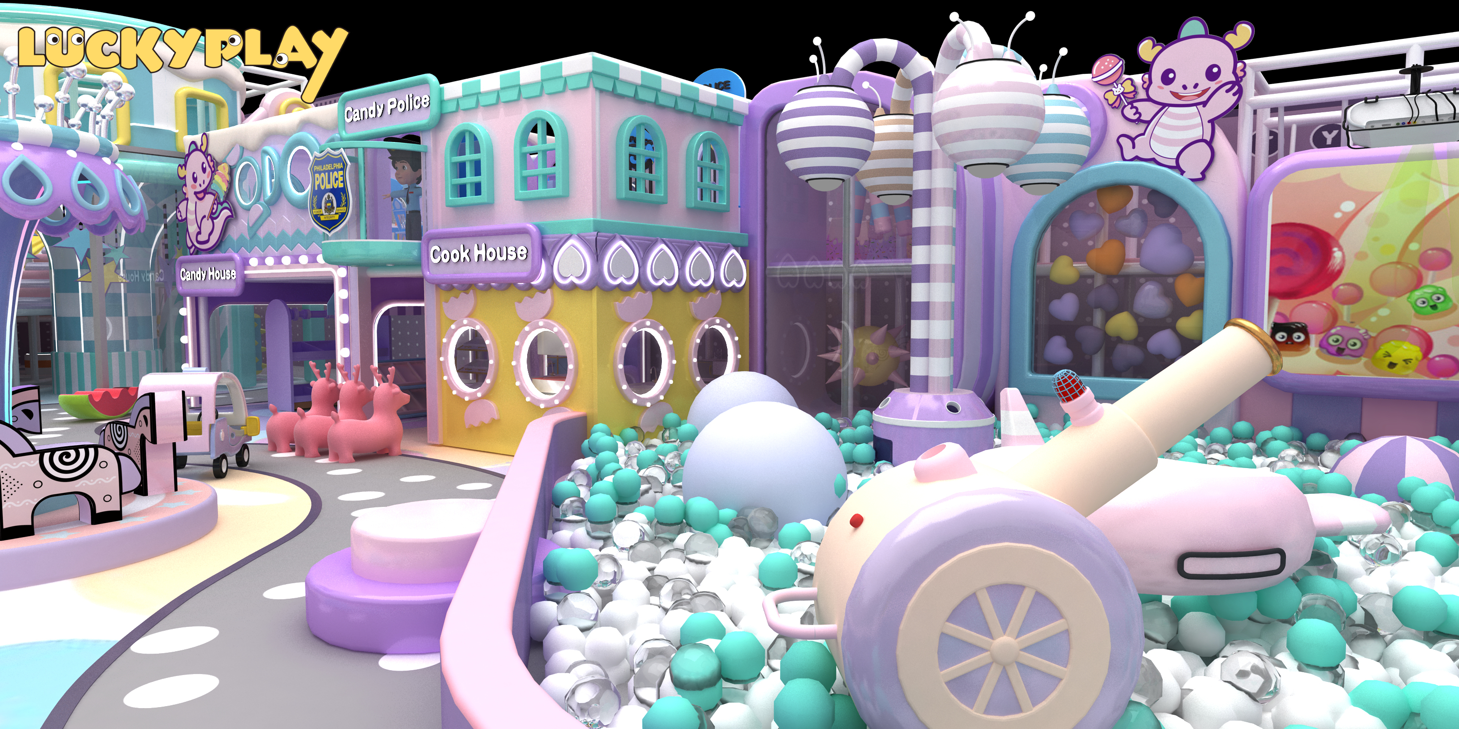 Candyland Adventure Indoor Family Playground