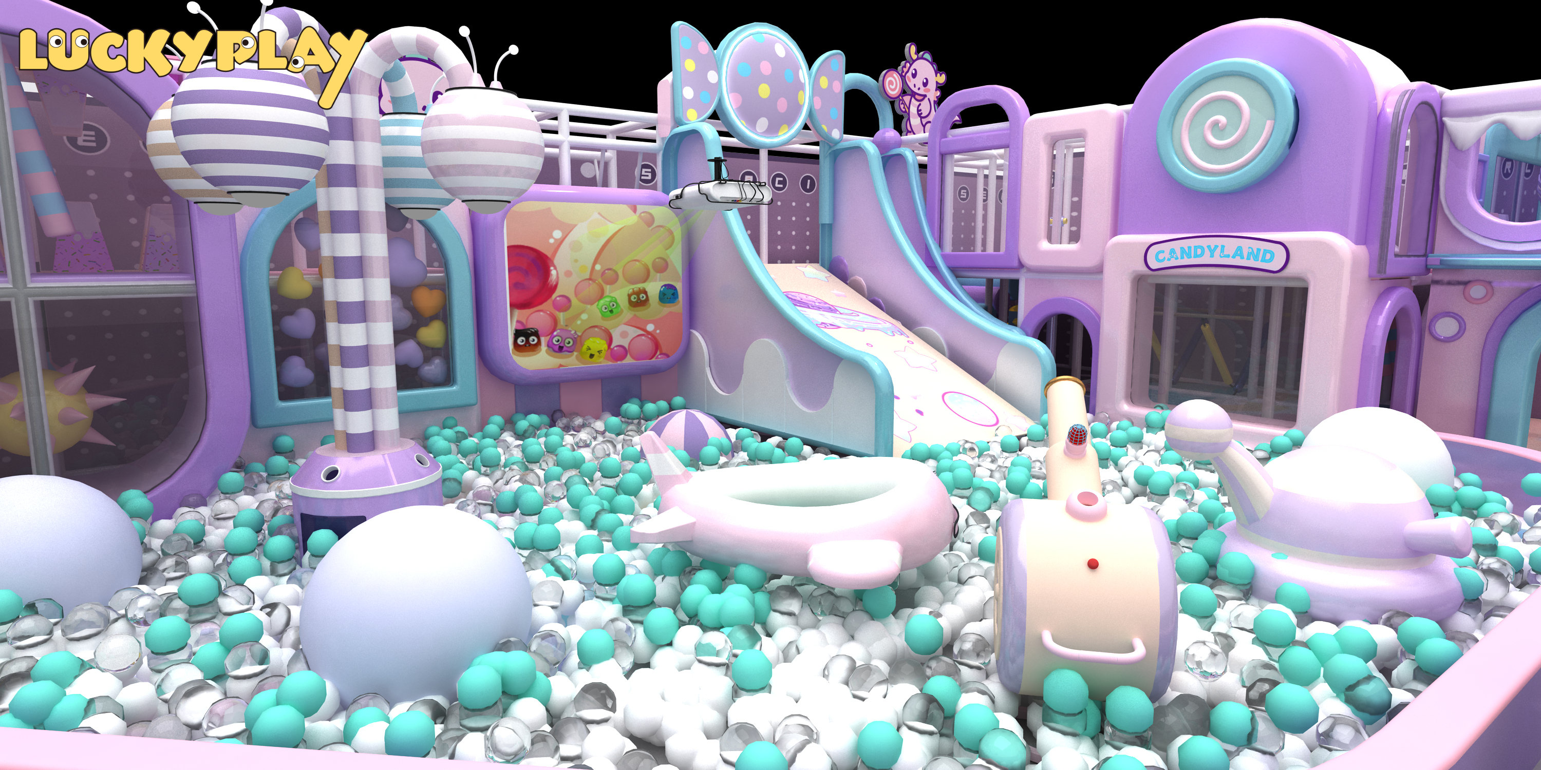 Candyland Adventure Indoor Family Playground