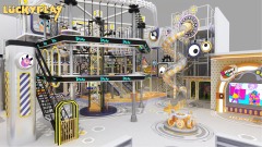 Adventure Park High-Rope & Iconic S-Slide Indoor Playground