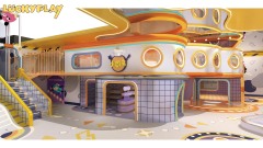 High-Ceiling Adventure Park Design 480m² Indoor Rope Adventure for Commercial