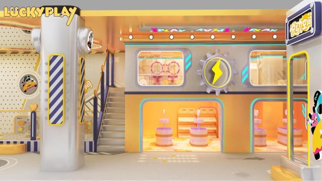Adventure Park High-Rope & Iconic S-Slide Indoor Playground