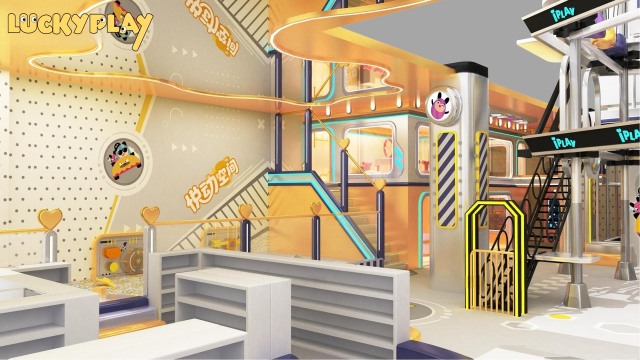 Adventure Park High-Rope & Iconic S-Slide Indoor Playground