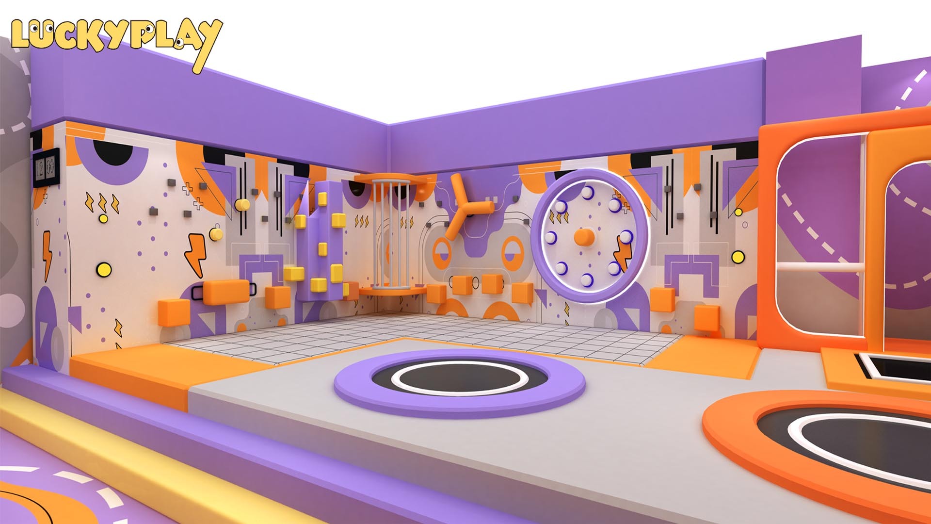 Grotesque-Themed Indoor Adventure Playground 600㎡ Family Entertainment Park Design