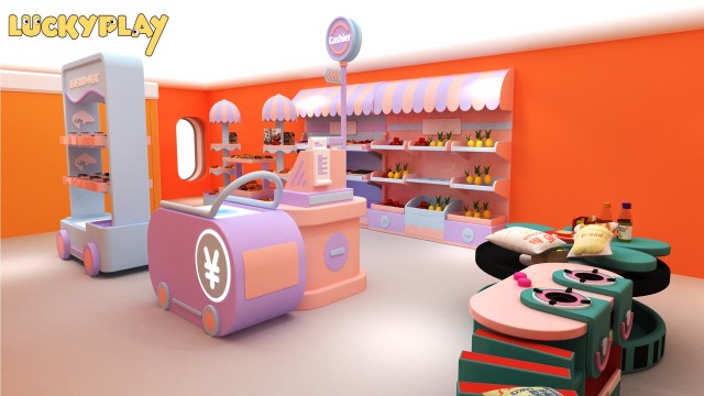 Grotesque-Themed Indoor Adventure Playground 600㎡ Family Entertainment Park Design