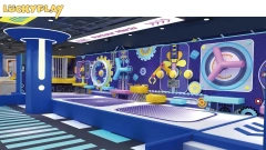 FuniFun! Future Tech Indoor Playground in Cambodia | 1800㎡ Family Entertainment Center Design by Luckyplay