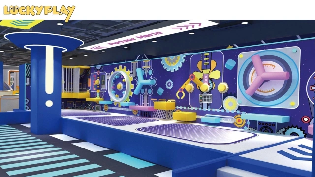 FuniFun! Future Tech Indoor Playground in Cambodia | 1800㎡ Family Entertainment Center Design by Luckyplay