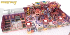 multi-level indoor playground with cultural design China